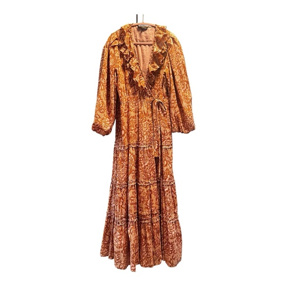 House Of Harlow 1960 Maxi Floral Dress Large - Picture 1 of 8